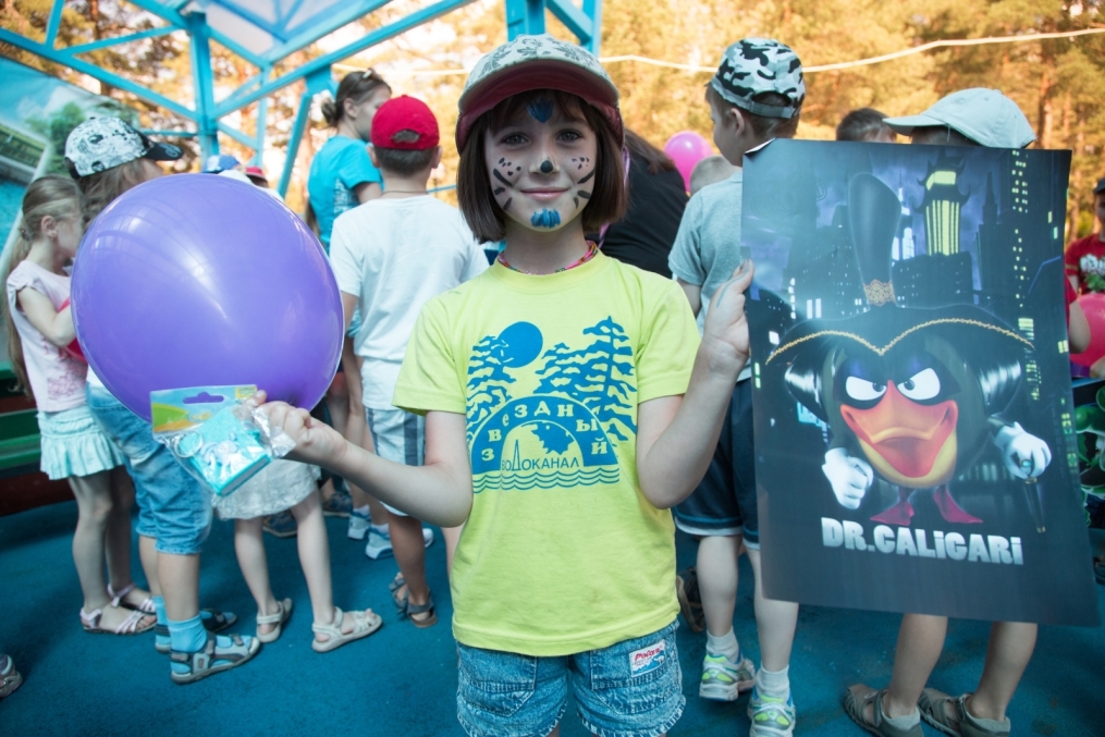 Голубой Лев посетил детский лагерь«Звездный»