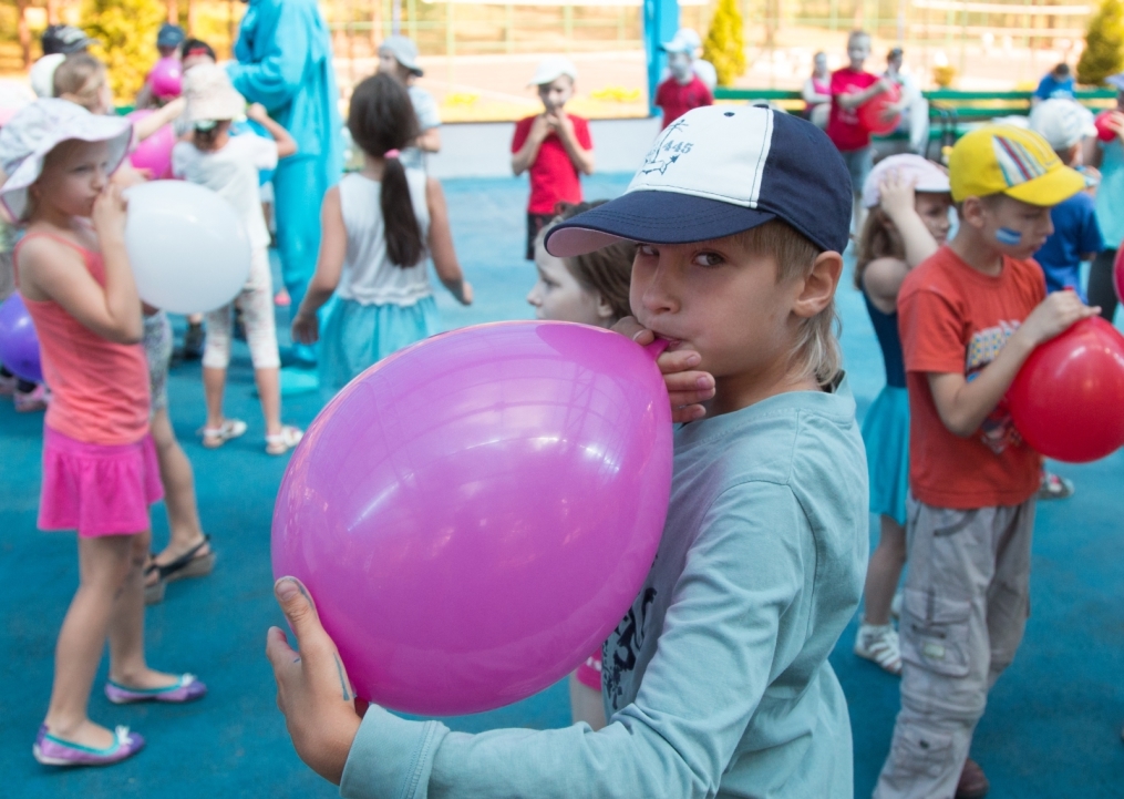 Голубой Лев посетил детский лагерь«Звездный»