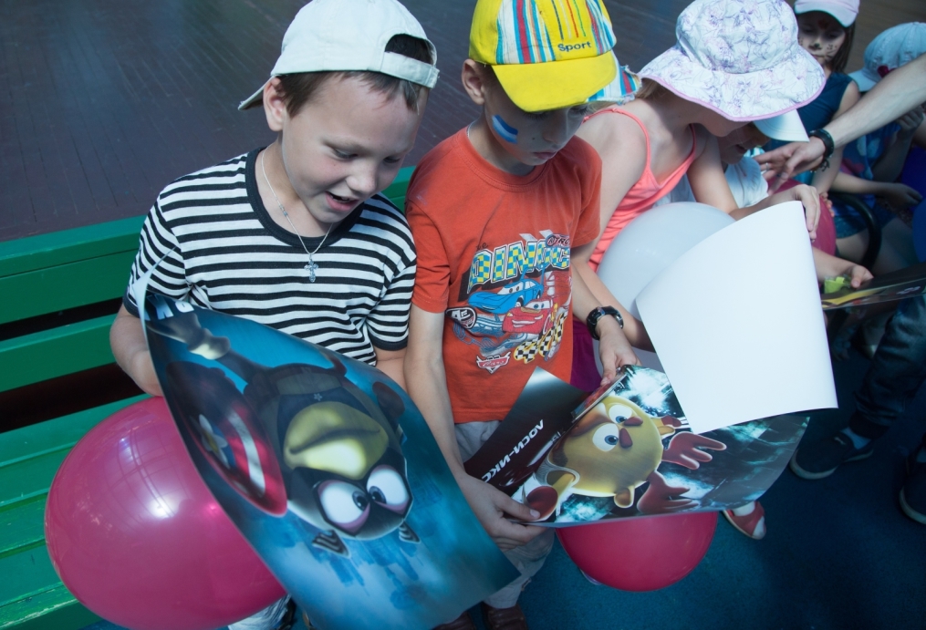 Голубой Лев посетил детский лагерь«Звездный»