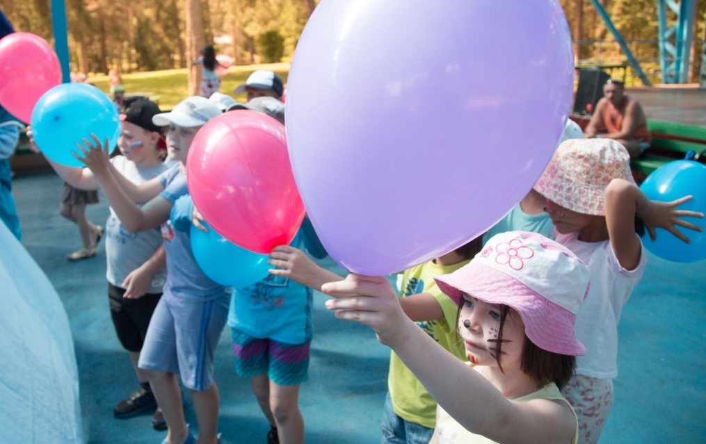 Голубой Лев посетил детский лагерь«Звездный»