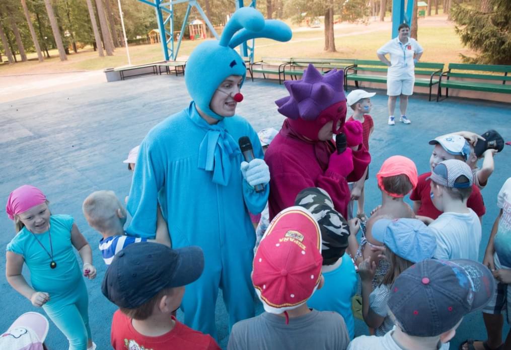 Голубой Лев посетил детский лагерь«Звездный»