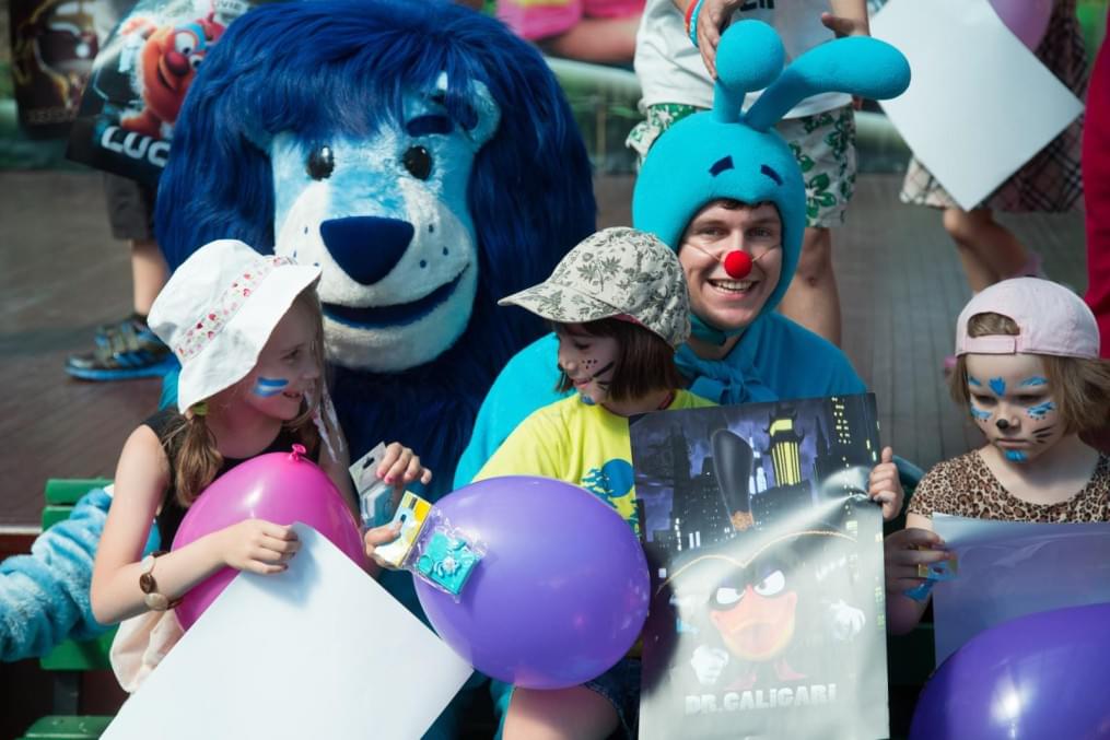 Голубой Лев посетил детский лагерь«Звездный»