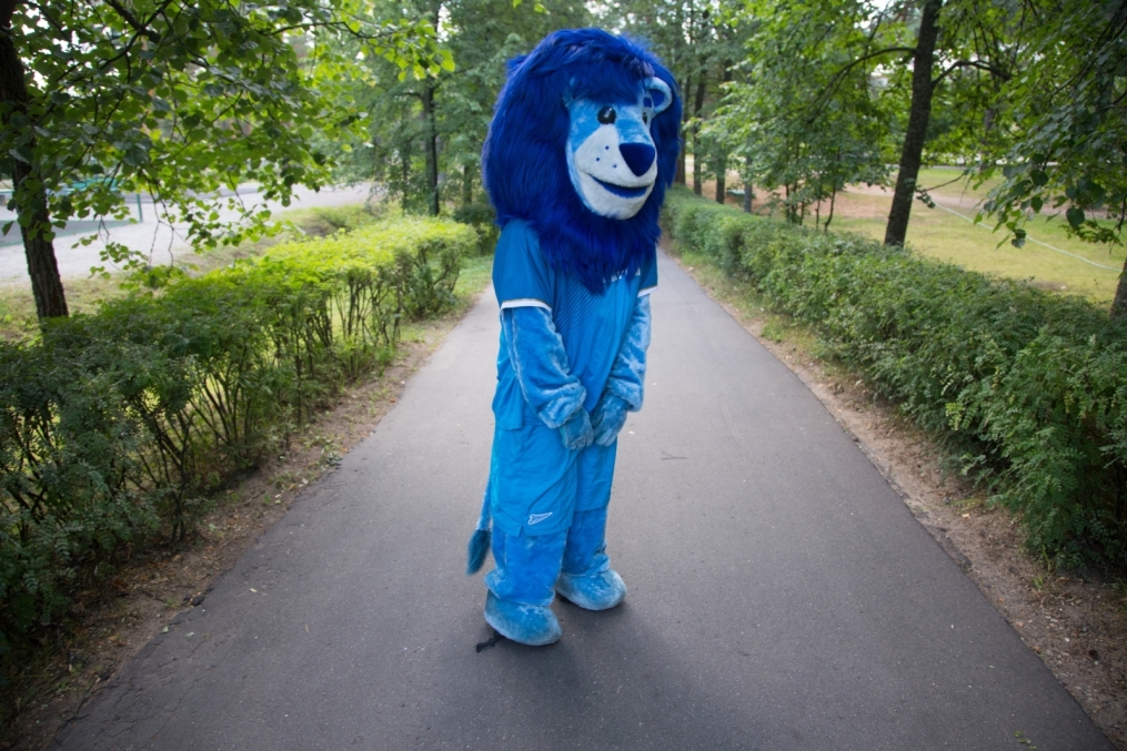 Голубой Лев посетил детский лагерь«Звездный»