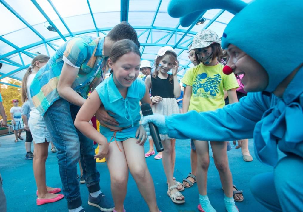 Голубой Лев посетил детский лагерь«Звездный»