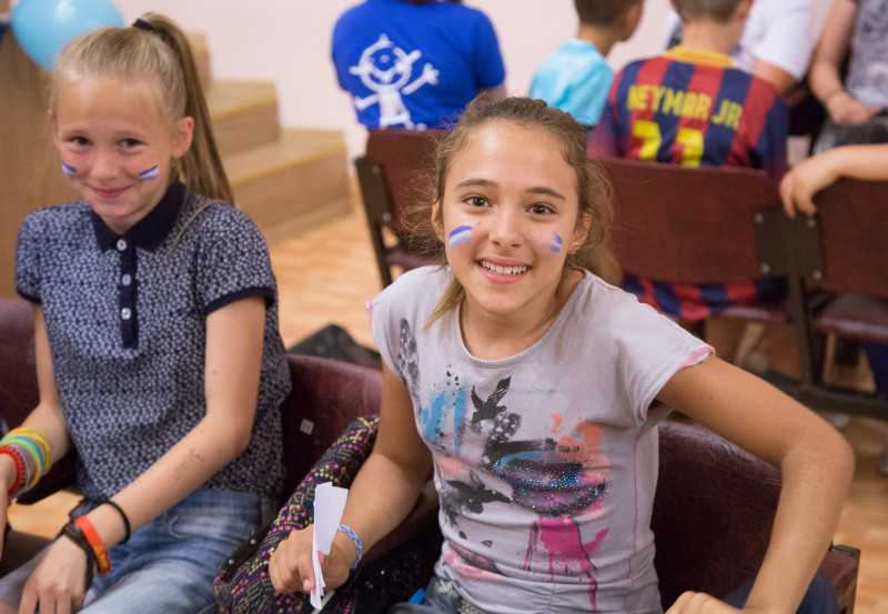 Голубой Лев посетил детский лагерь«Звездный»