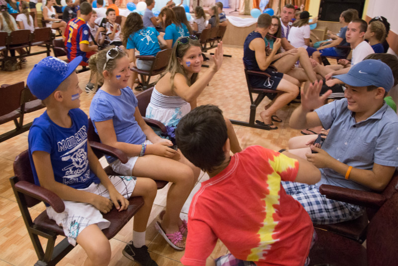 Голубой Лев посетил детский лагерь«Звездный»