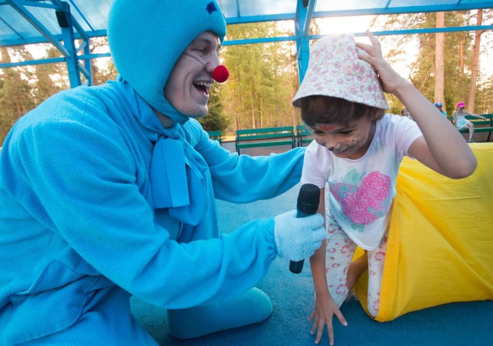 Голубой Лев посетил детский лагерь«Звездный»