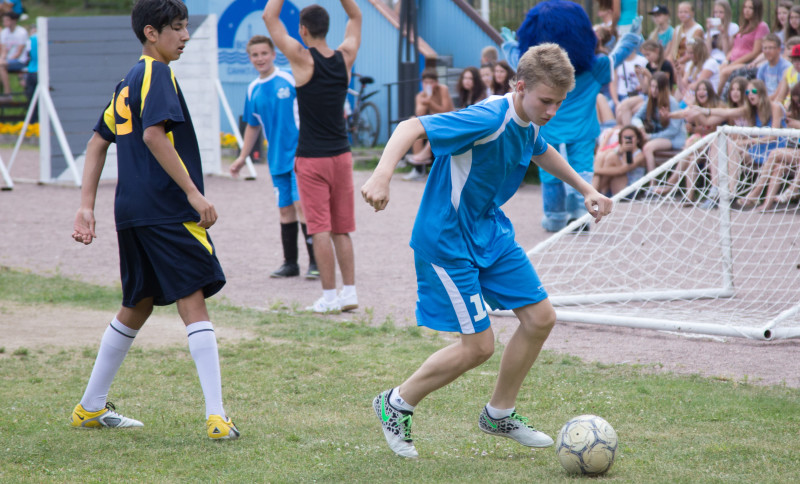 Голубой Лев посетил детский лагерь«Звездный»