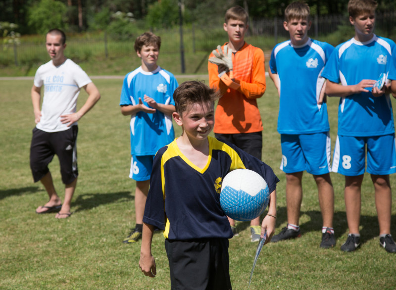 Голубой Лев посетил детский лагерь«Звездный»