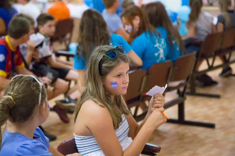 Голубой Лев посетил детский лагерь«Звездный»