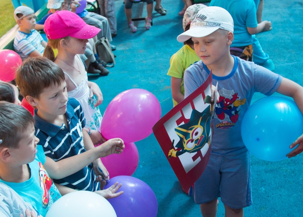 Голубой Лев посетил детский лагерь«Звездный»