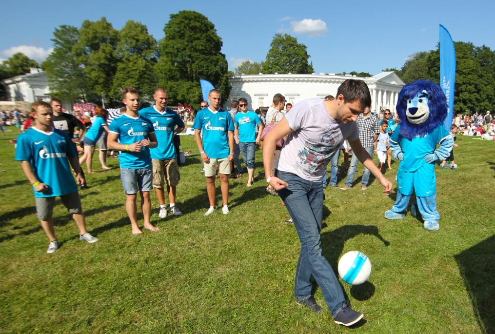 Фан-зона «Зенита» на фестивале «Усадьба Jazz»