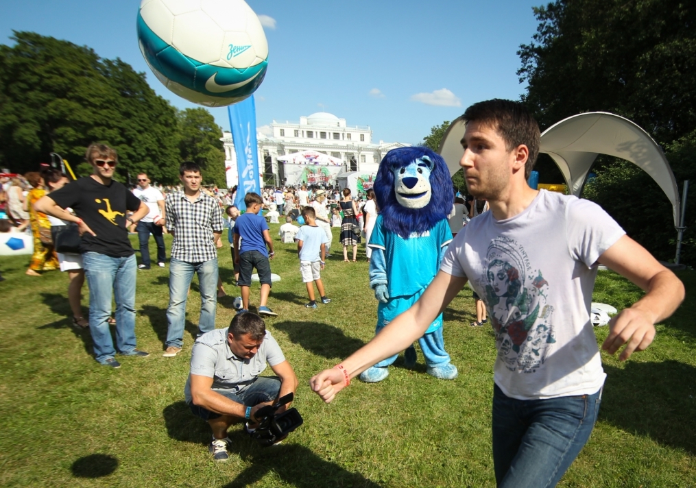 Фан-зона «Зенита» на фестивале «Усадьба Jazz»