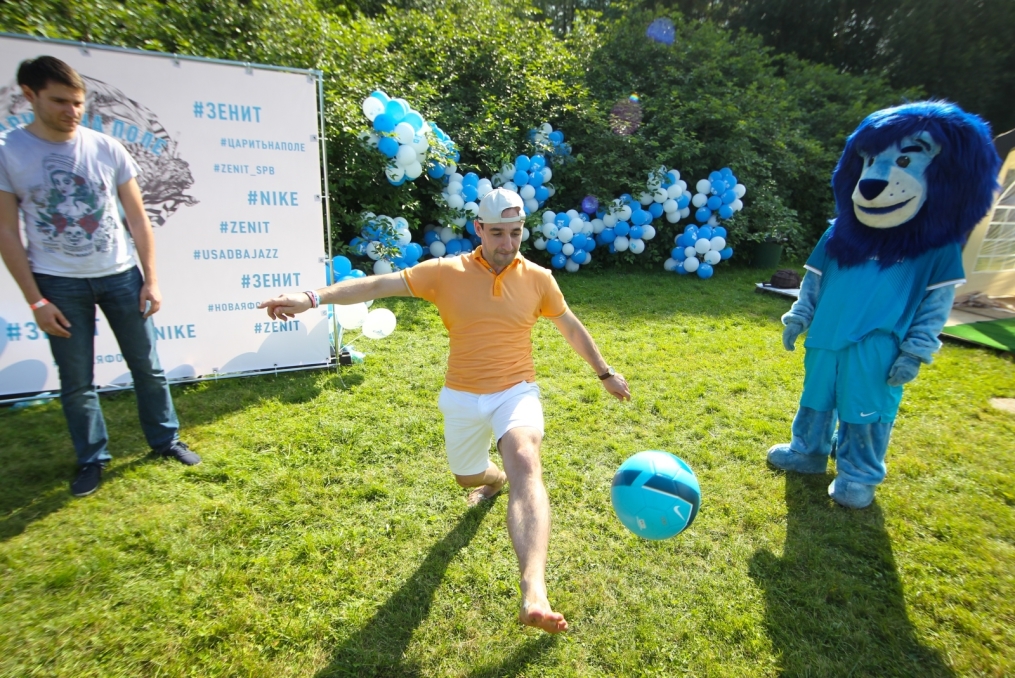 Фан-зона «Зенита» на фестивале «Усадьба Jazz»