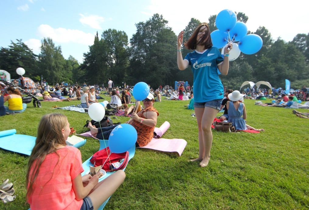 Фан-зона «Зенита» на фестивале «Усадьба Jazz»