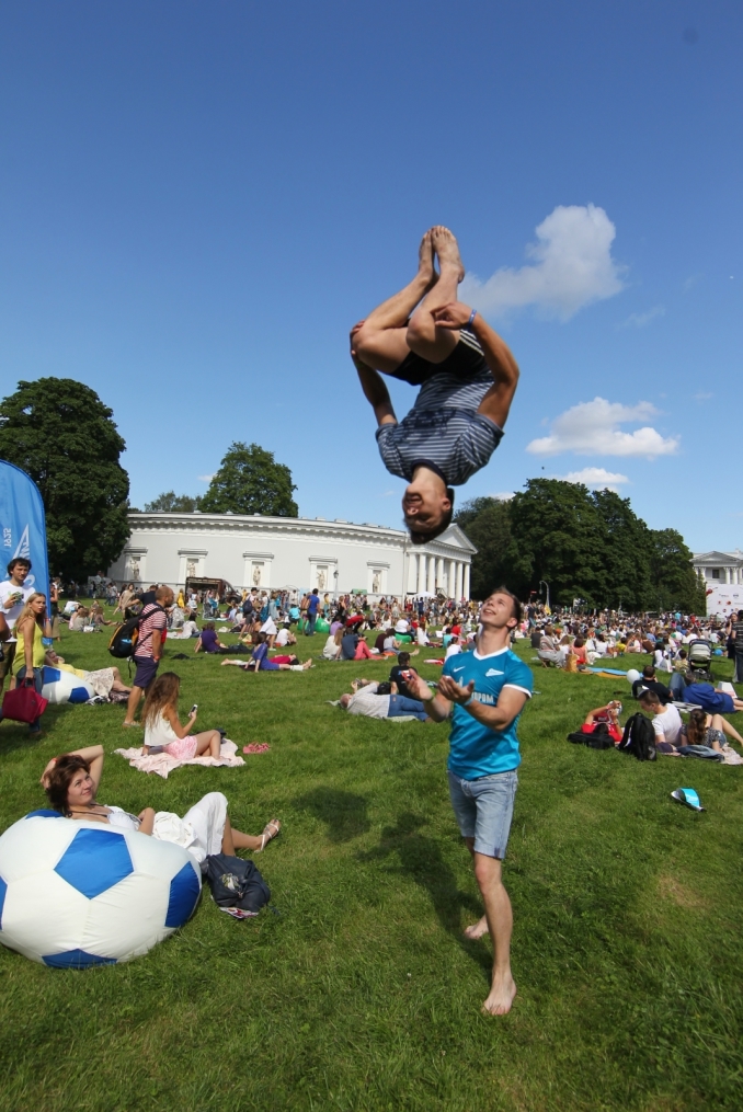 Фан-зона «Зенита» на фестивале «Усадьба Jazz»