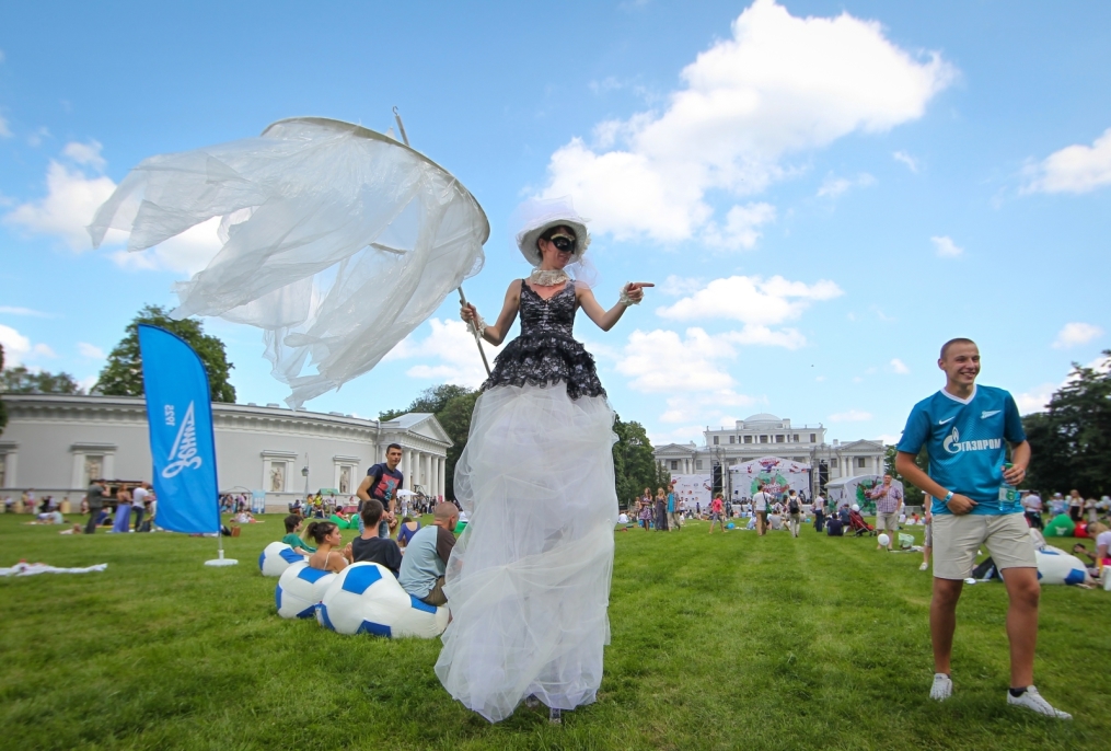 Фан-зона «Зенита» на фестивале «Усадьба Jazz»