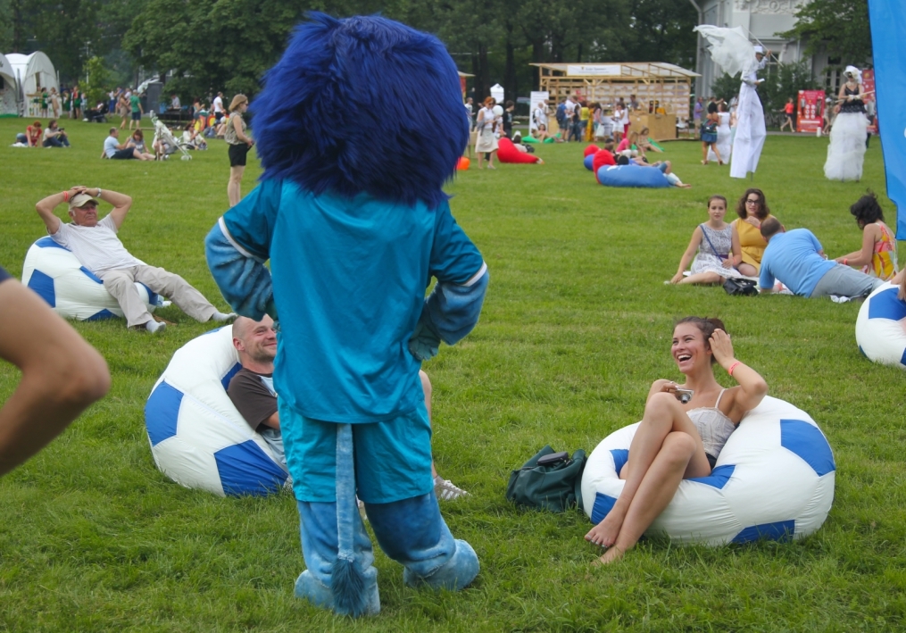 Фан-зона «Зенита» на фестивале «Усадьба Jazz»