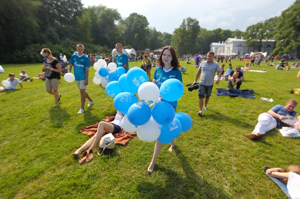 Фан-зона «Зенита» на фестивале «Усадьба Jazz»