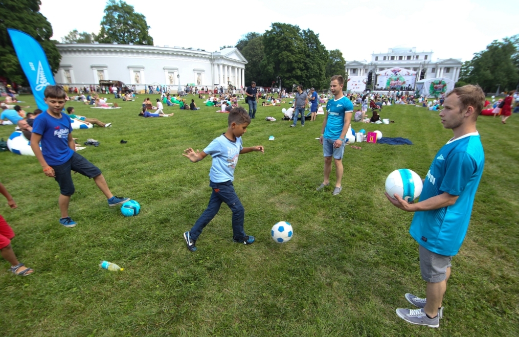 Фан-зона «Зенита» на фестивале «Усадьба Jazz»