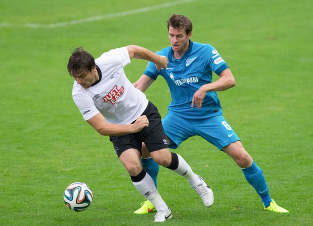 Товарищеский матч «Зенит» — «Дерби Каунти»