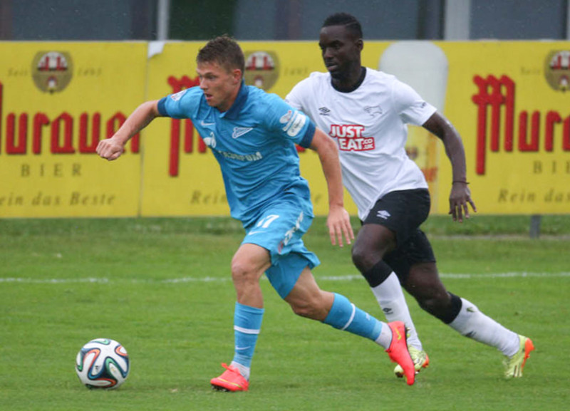 Товарищеский матч «Зенит» — «Дерби Каунти»