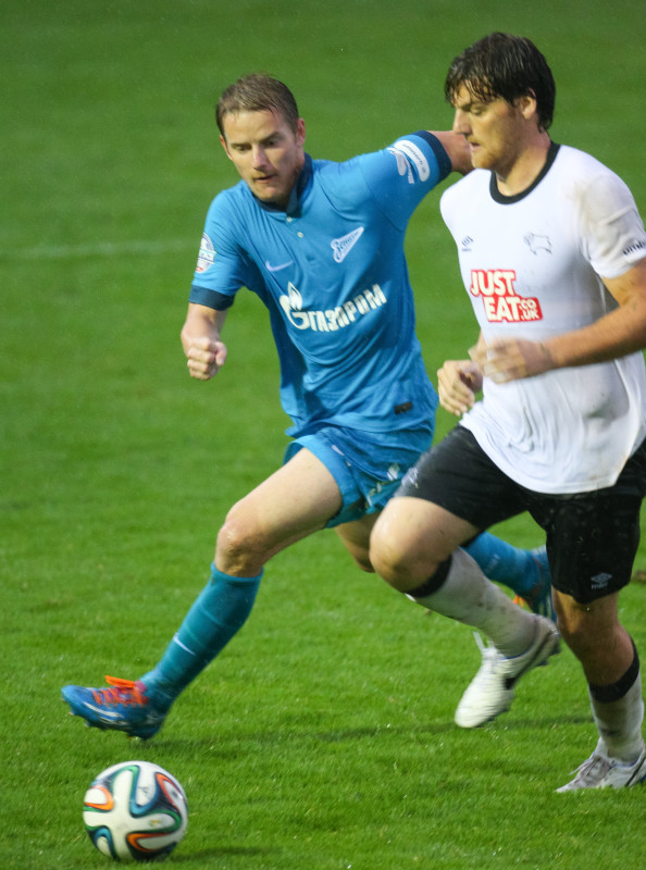 Товарищеский матч «Зенит» — «Дерби Каунти»