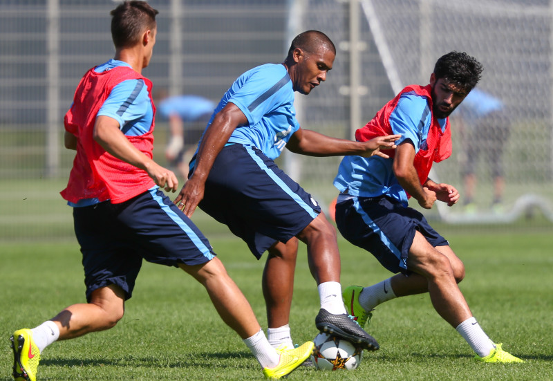 Эсекиэль Гарай, первая тренировка в «Зените»