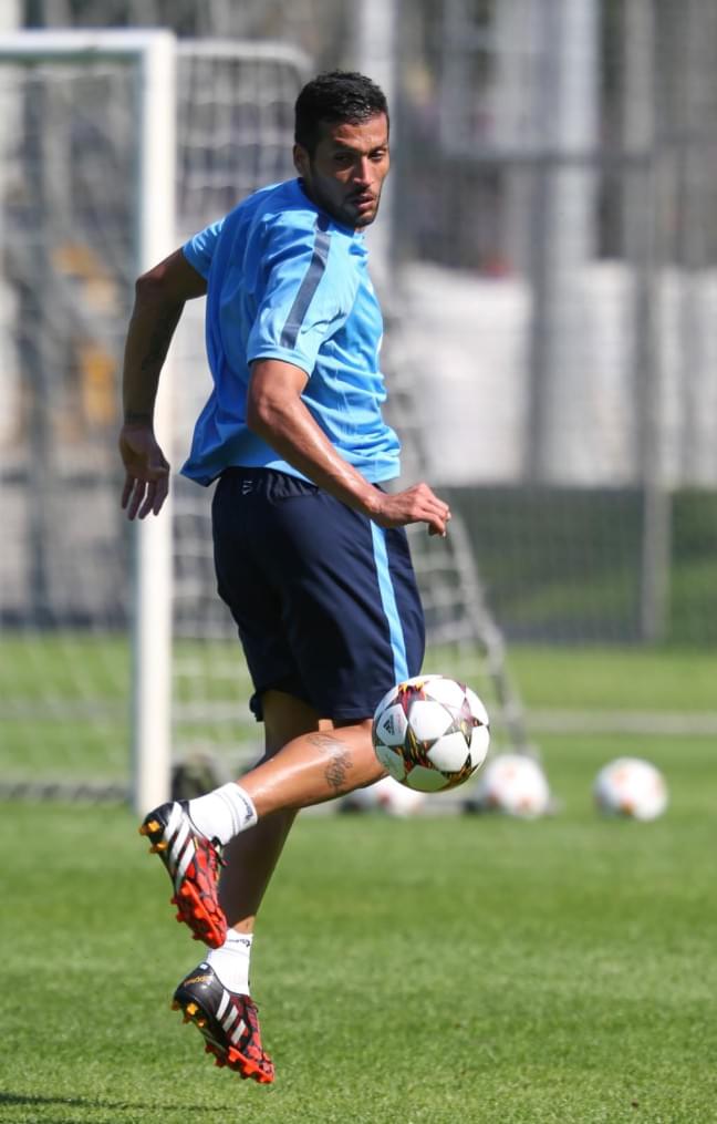 Эсекиэль Гарай, первая тренировка в «Зените»