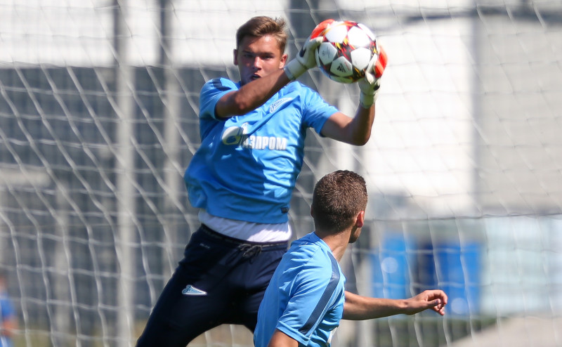 Эсекиэль Гарай, первая тренировка в «Зените»