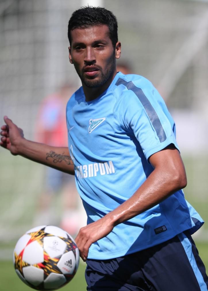 Эсекиэль Гарай, первая тренировка в «Зените»