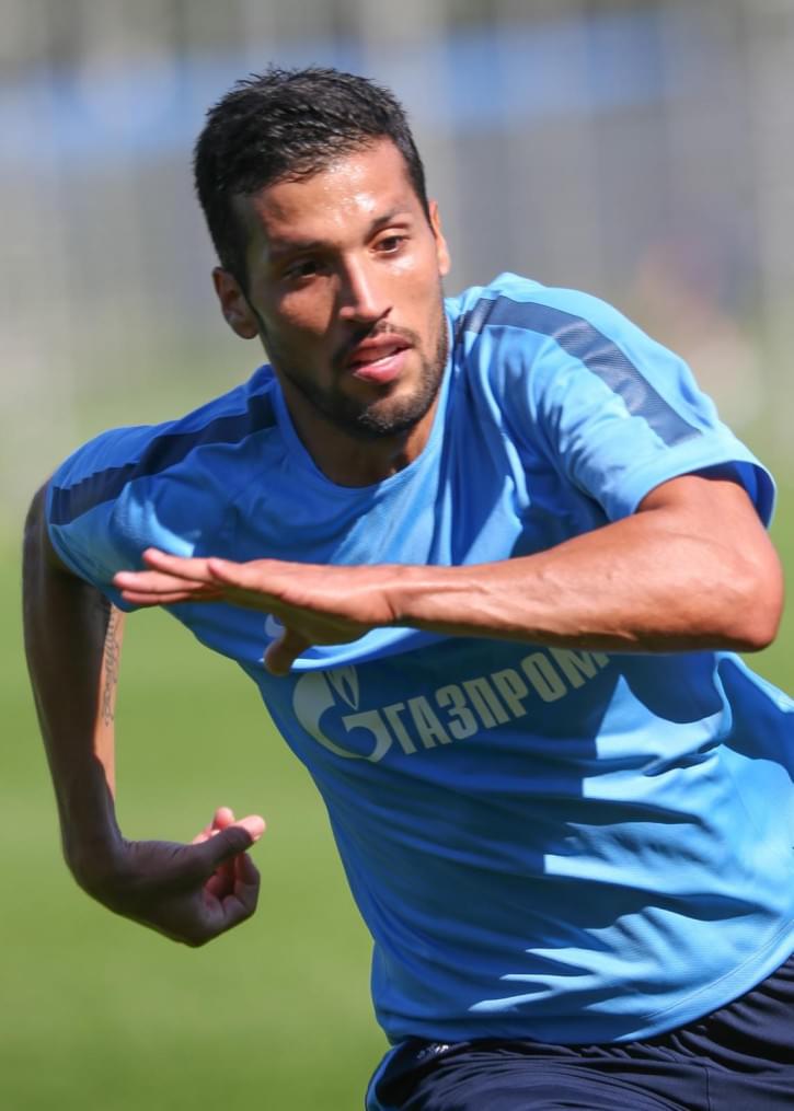 Эсекиэль Гарай, первая тренировка в «Зените»