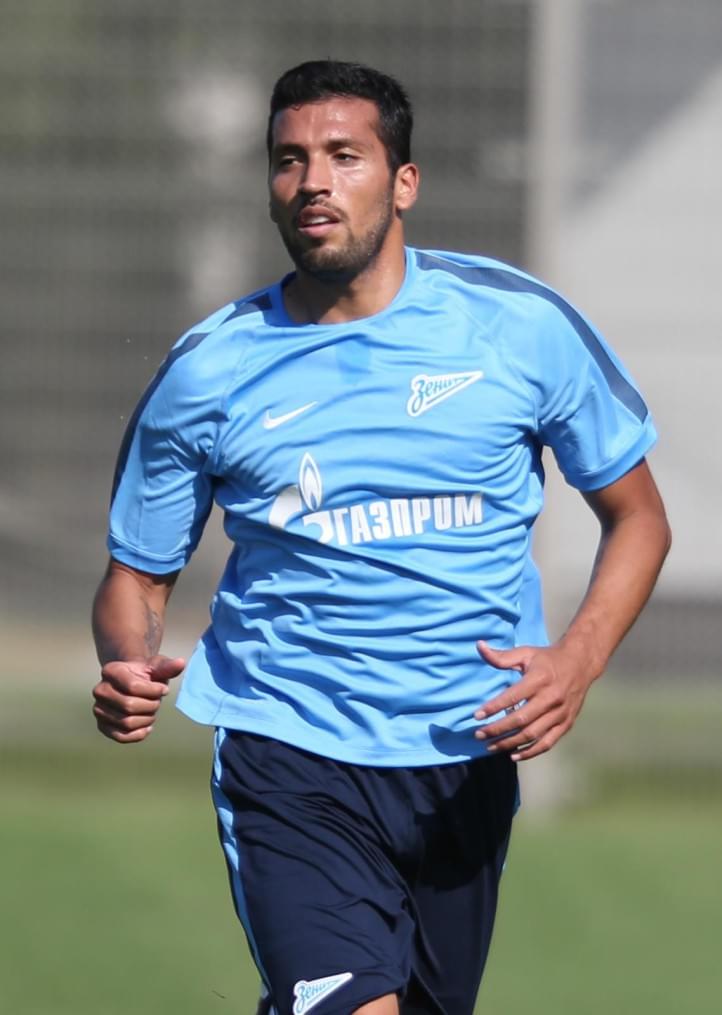 Эсекиэль Гарай, первая тренировка в «Зените»