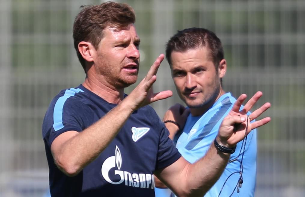 Эсекиэль Гарай, первая тренировка в «Зените»