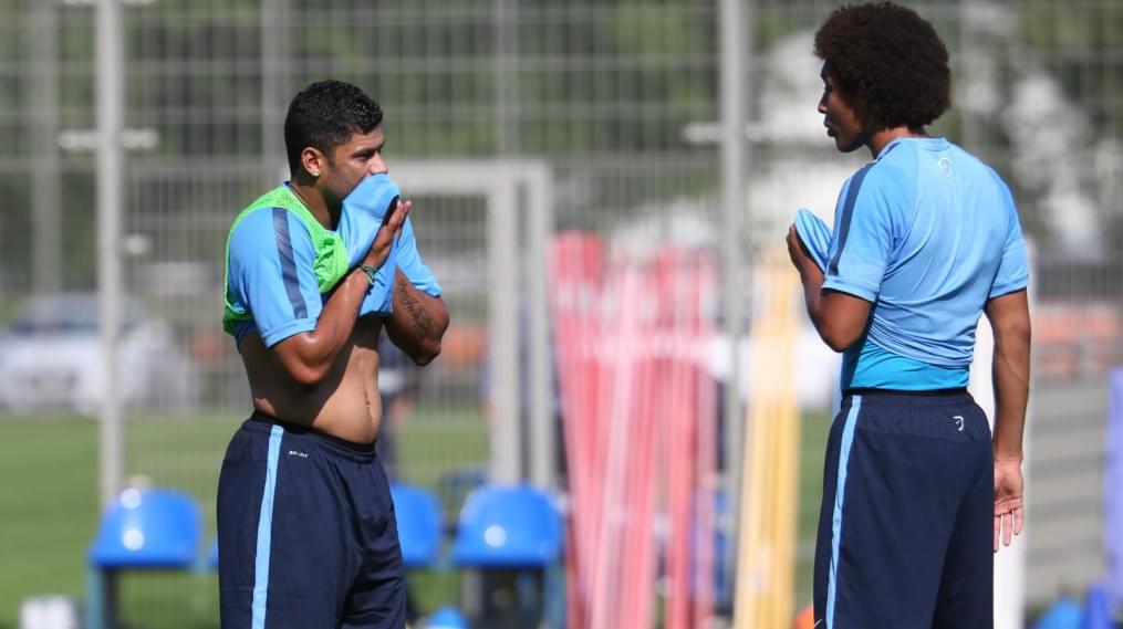 Эсекиэль Гарай, первая тренировка в «Зените»