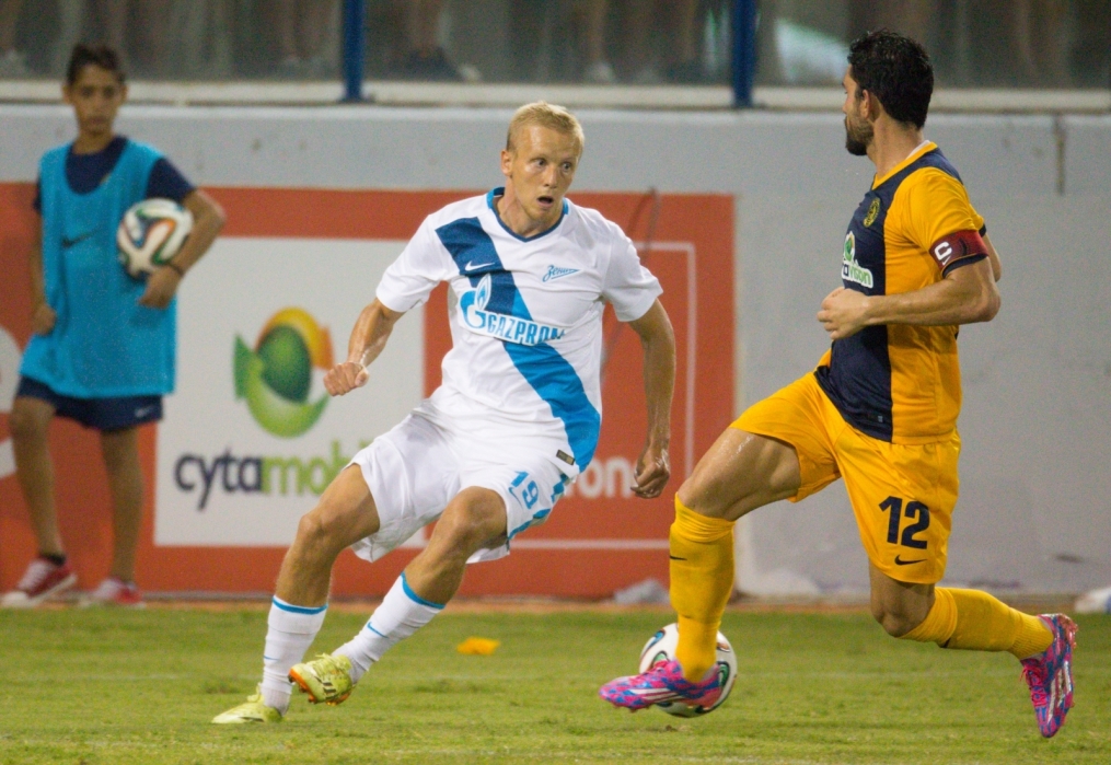 Лига Чемпионов УЕФА 2014/2015: АЕЛ — «Зенит»