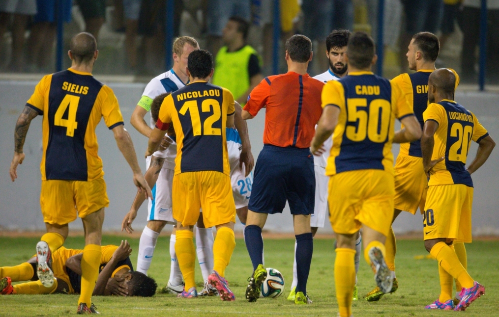 Лига Чемпионов УЕФА 2014/2015: АЕЛ — «Зенит»