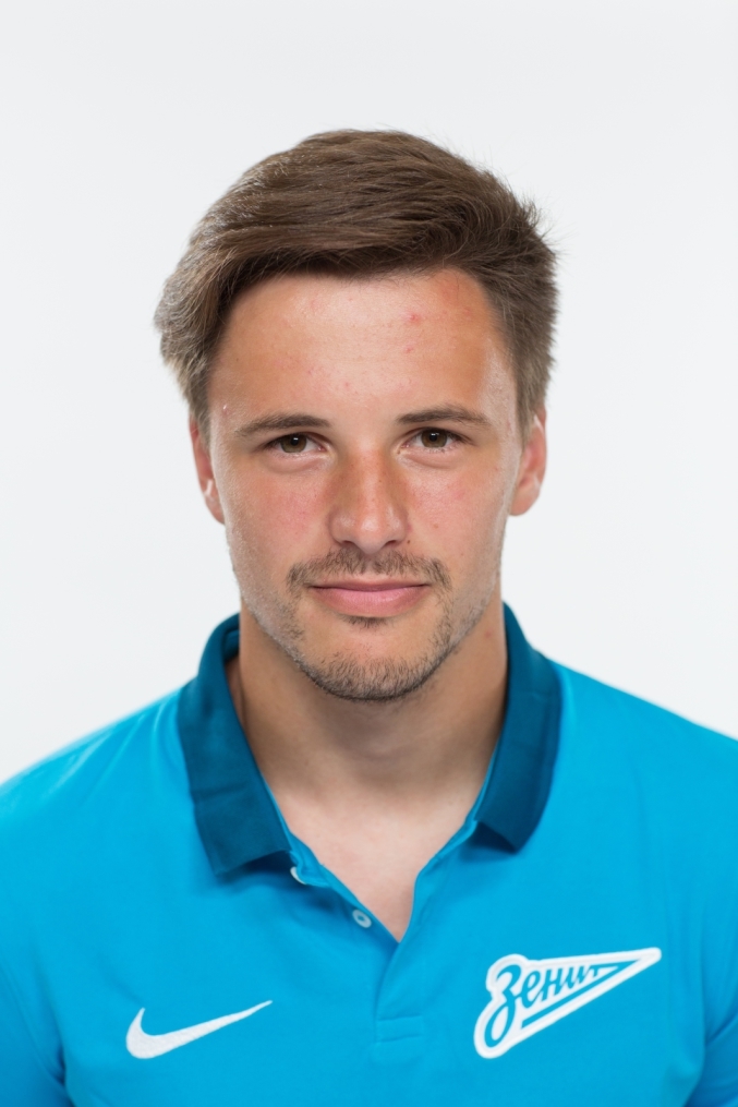 Фотосессия футболистов и тренеров молодежной команды «Зенита»