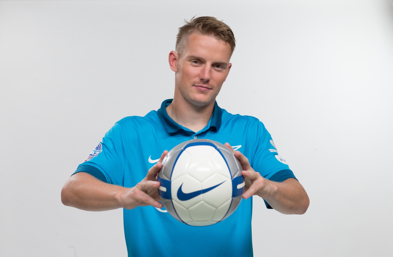 Фотосессия футболистов и тренеров основного состава ФК «Зенит» сезона 2014/2015