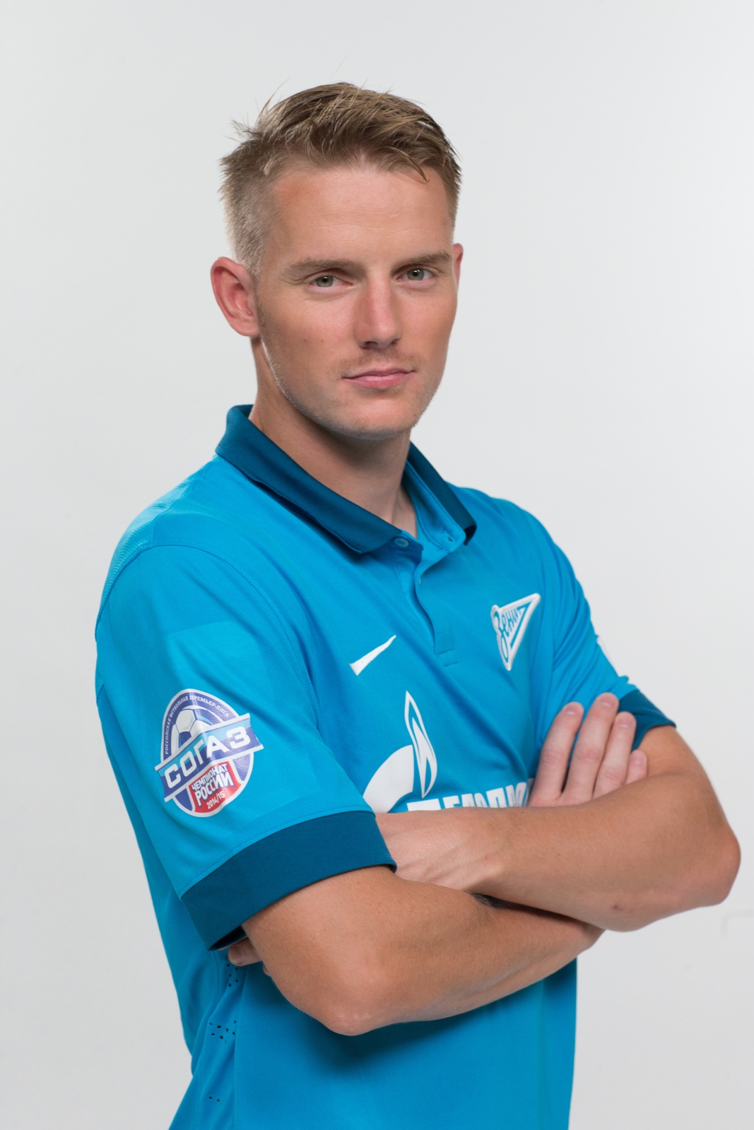 Фотосессия футболистов и тренеров основного состава ФК «Зенит» сезона 2014/2015