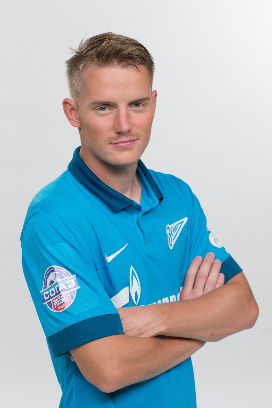 Фотосессия футболистов и тренеров основного состава ФК «Зенит» сезона 2014/2015