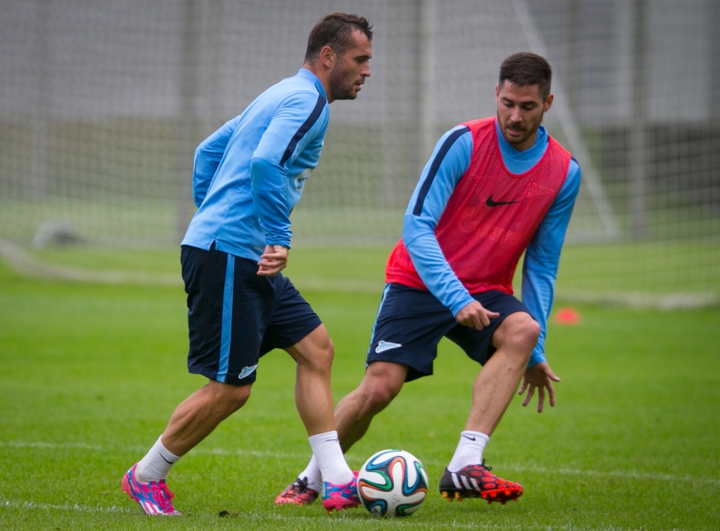 Открытая тренировка «Зенита» в преддверии матча с «Уфой»