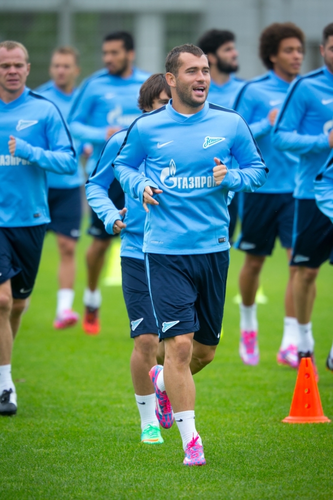 Открытая тренировка «Зенита» в преддверии матча с «Уфой»