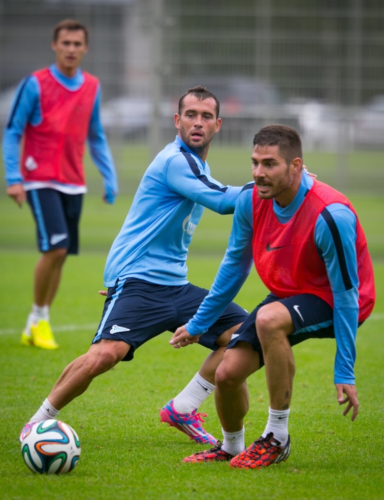 Открытая тренировка «Зенита» в преддверии матча с «Уфой»