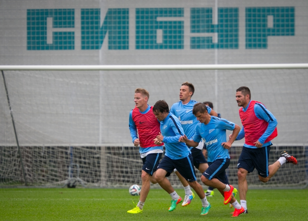 Открытая тренировка «Зенита» в преддверии матча с «Уфой»