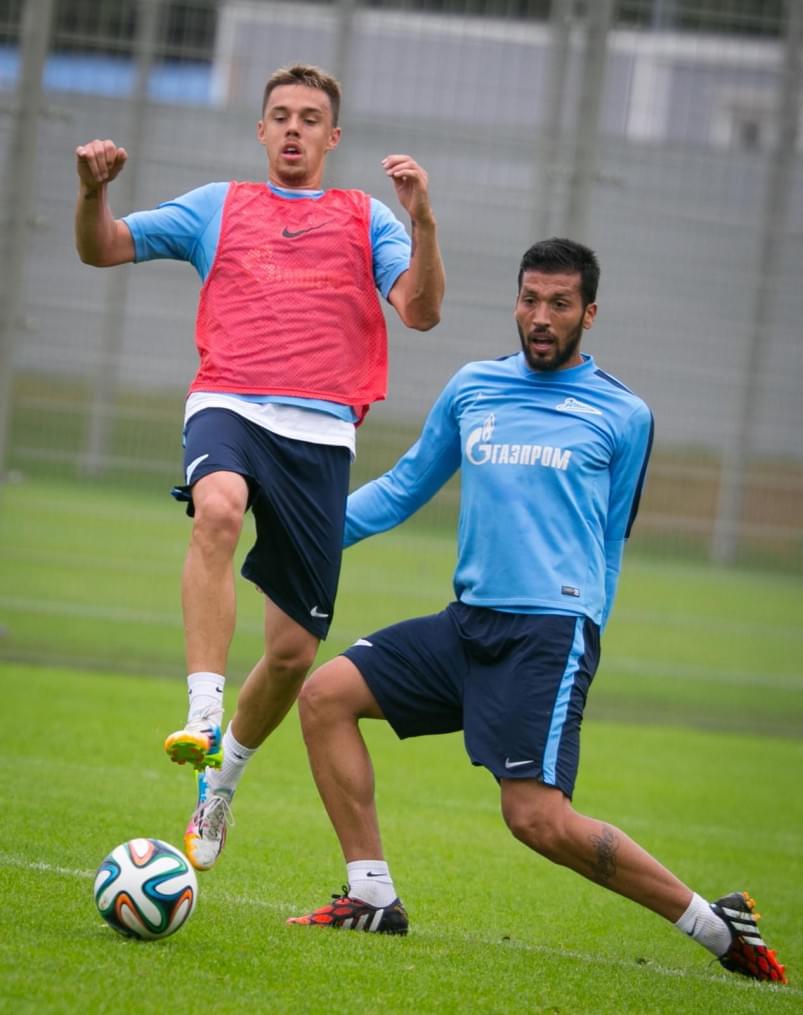 Открытая тренировка «Зенита» в преддверии матча с «Уфой»