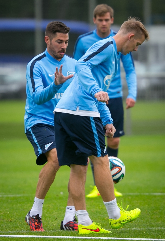 Открытая тренировка «Зенита» в преддверии матча с «Уфой»