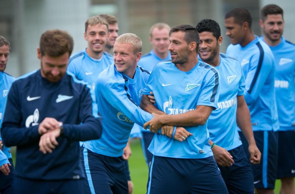 Открытая тренировка «Зенита» в преддверии матча с «Уфой»