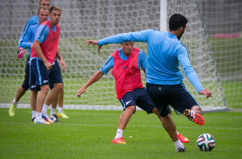 Открытая тренировка «Зенита» в преддверии матча с «Уфой»