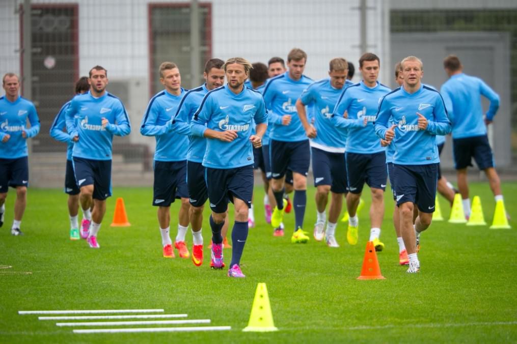 Открытая тренировка «Зенита» в преддверии матча с «Уфой»